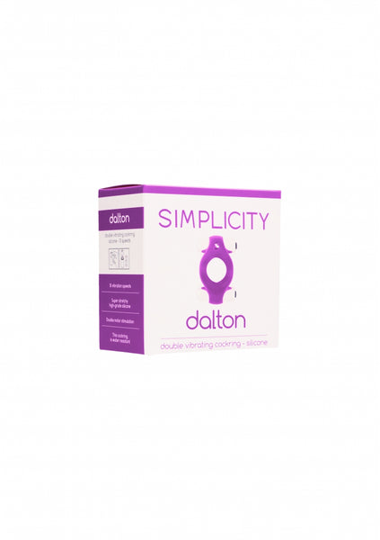 DALTON double vibrating cockring - Purple