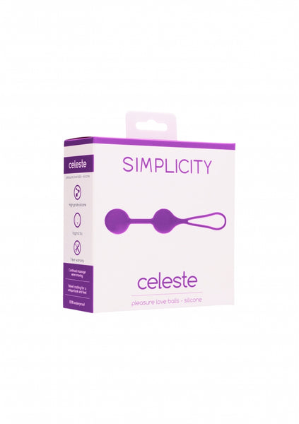 CELESTE pleasure love balls - Purple