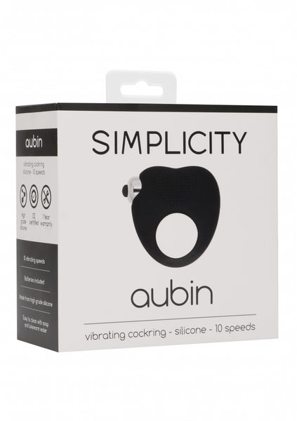 AUBIN vibrating cockring - Black