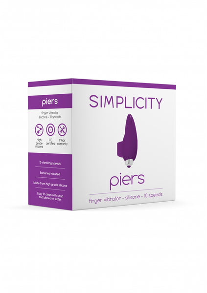 PIERS Finger vibrator - Purple