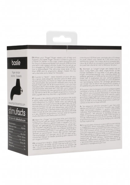 BASILE Finger vibrator - Black