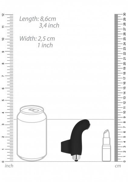 BASILE Finger vibrator - Black