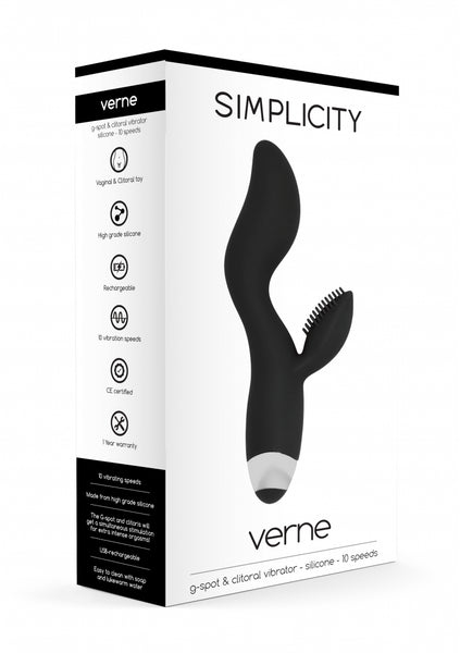 VERNE G-spot & Clitoral vibrator - Black