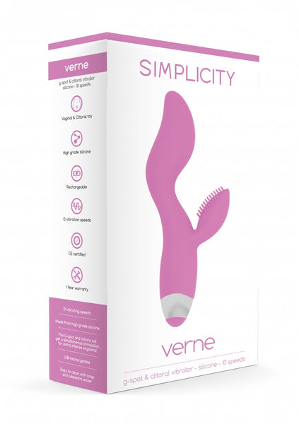 VERNE G-spot & Clitoral vibrator - Pink