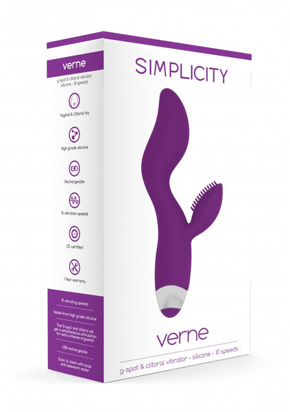 VERNE G-spot & Clitoral vibrator - Purple