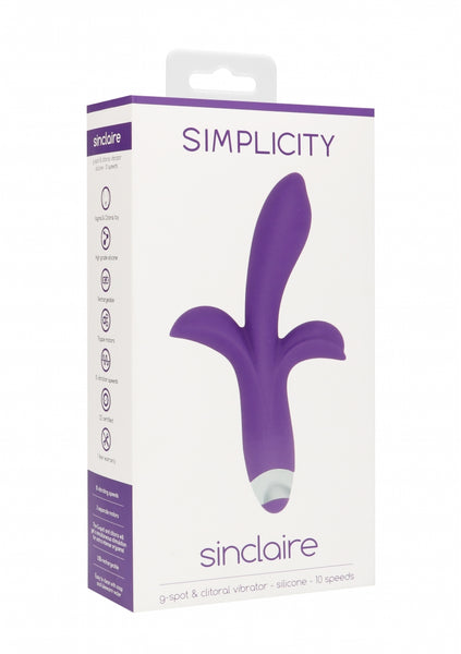 SINCLAIRE G-spot + clitoral vibrator - Purple