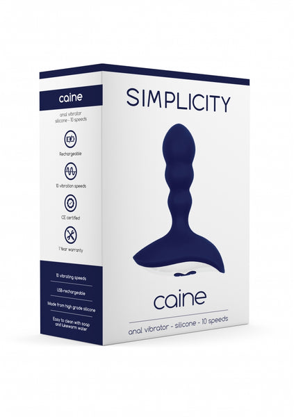 CAINE Anal vibrator - Blue