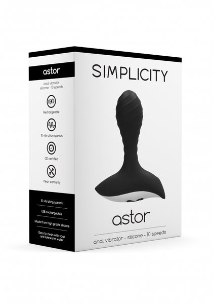 ASTOR Anal vibrator - Black