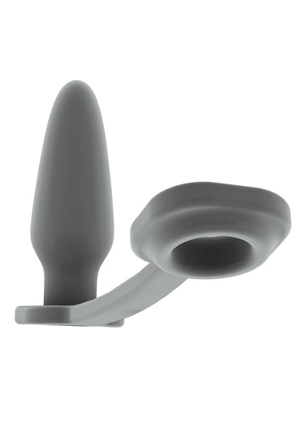 Sono No.1 - Butt Plug with Cockring - Grey