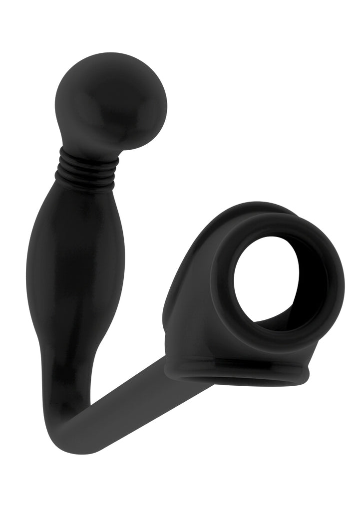 Sono No.2 - Butt Plug with Cockring - Black