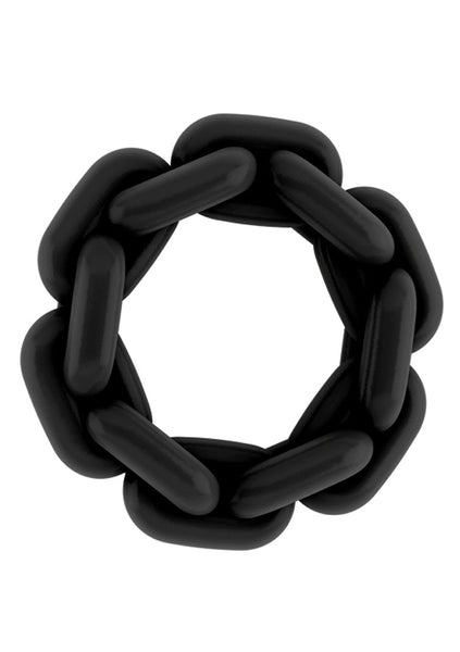 Sono No.4 - Chain Cockring - Black