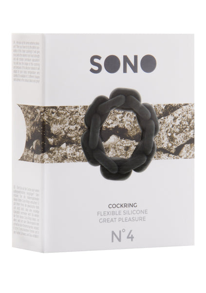 Sono No.4 - Chain Cockring - Black