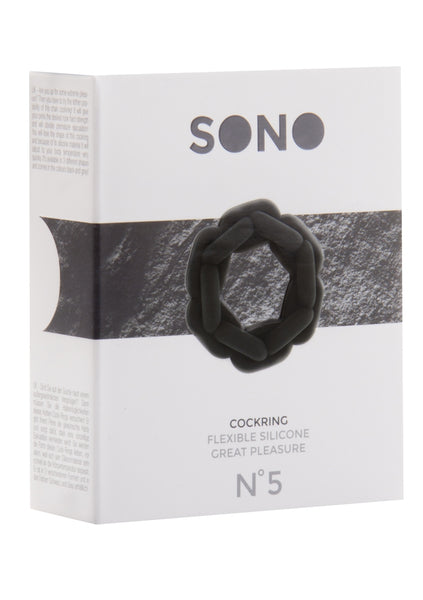Sono No.5 - Chain Cockring - Black
