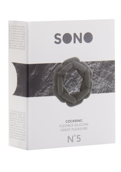 Sono No.5 - Chain Cockring - Grey