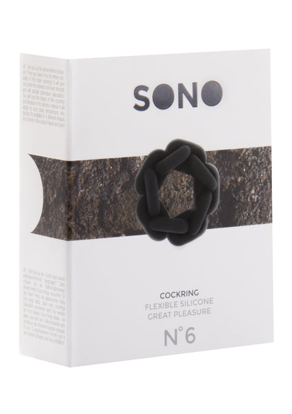 Sono No.6 - Chain Cockring - Black