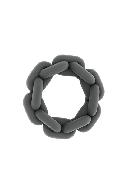 Sono No.6 - Chain Cockring - Grey