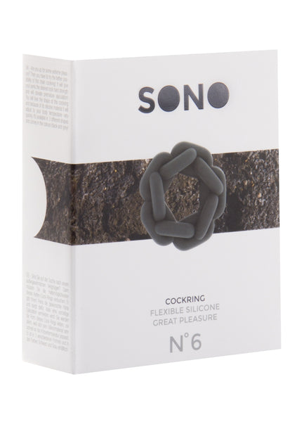 Sono No.6 - Chain Cockring - Grey