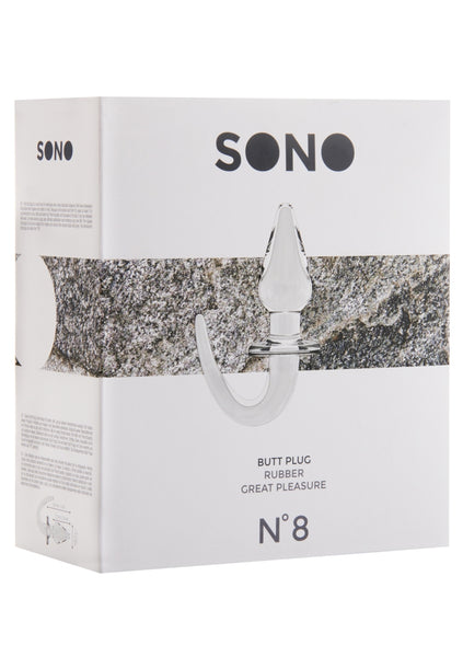 Sono No.8 - Butt Plug - 4 Inch - Transparent