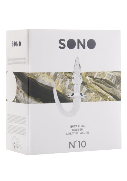 Sono No.10 - Butt Plug - 4 Inch - Transparent