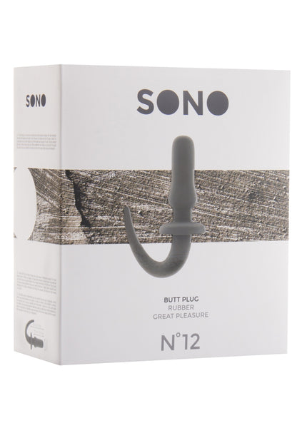 Sono No.12 - Butt Plug - 4 Inch - Grey