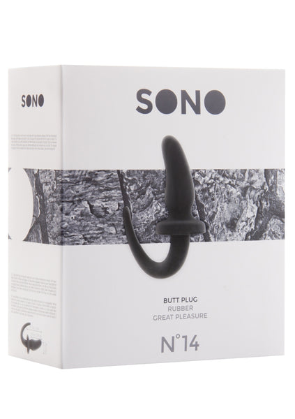 Sono No.14 - Butt Plug - 4 Inch - Black