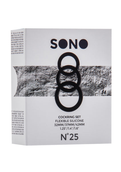 Sono No.25 - Cockring Set - Grey
