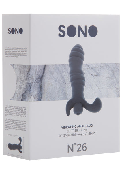 Sono No.26 - Vibrating Prostate Massager - Grey