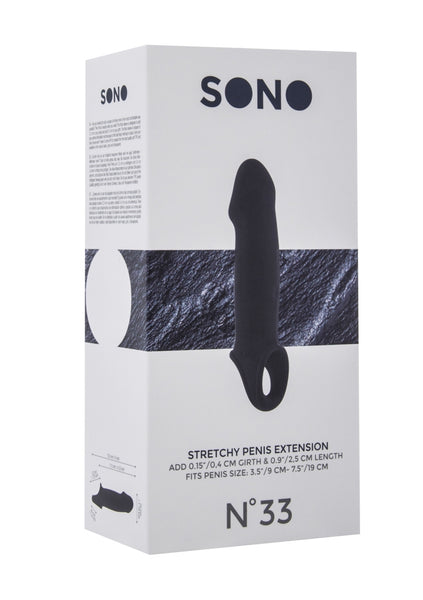Sono No.33 - Stretchy Penis Extension - Black