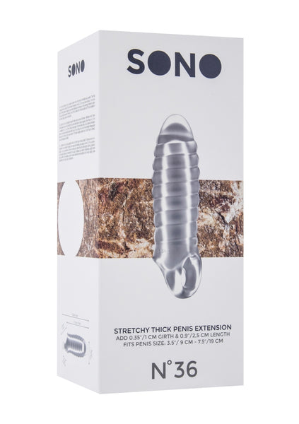 Sono No.36 - Stretchy Thick Penis Extension - Translucent