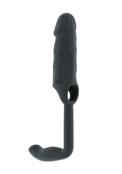Sono No.38 - Stretchy Penis Extension and Plug - Grey