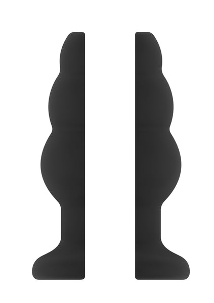 Sono No.51 - Large Hollow Tunnel Butt Plug - 5 Inch - Black