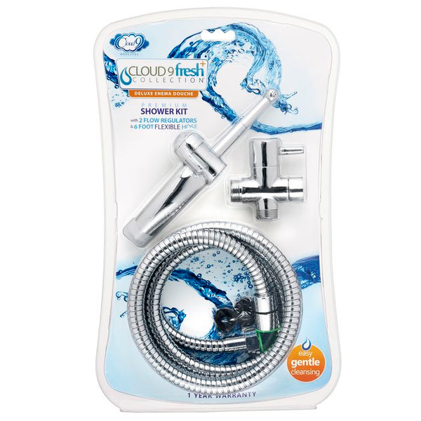Cloud 9 - Fresh + Premium Shower Enema Kit with 6 inch Hose