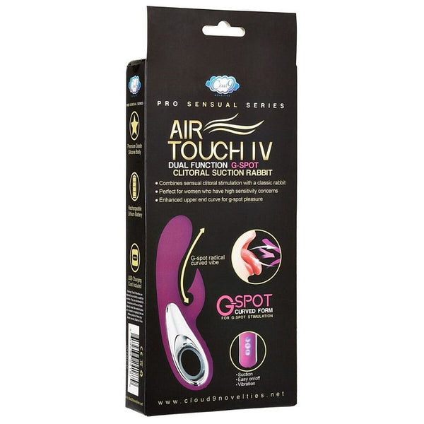 Cloud 9 - Pro Sensual Air Touch Iv G Spot Dual Function Clitoral Suction Rabbit