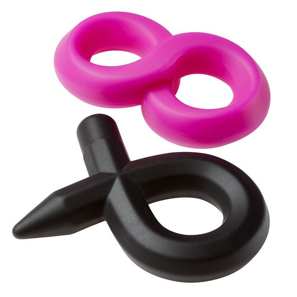 Cloud 9 - Pro Sensual Silicone Super 8 Ring & Tie Sling 2 Pack