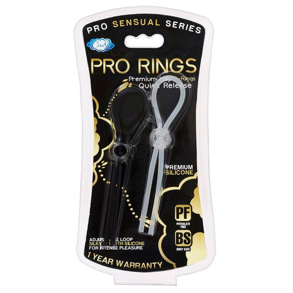 Cloud 9 - Pro Sensual Quick Release Loop Cock Ring 2 Pack