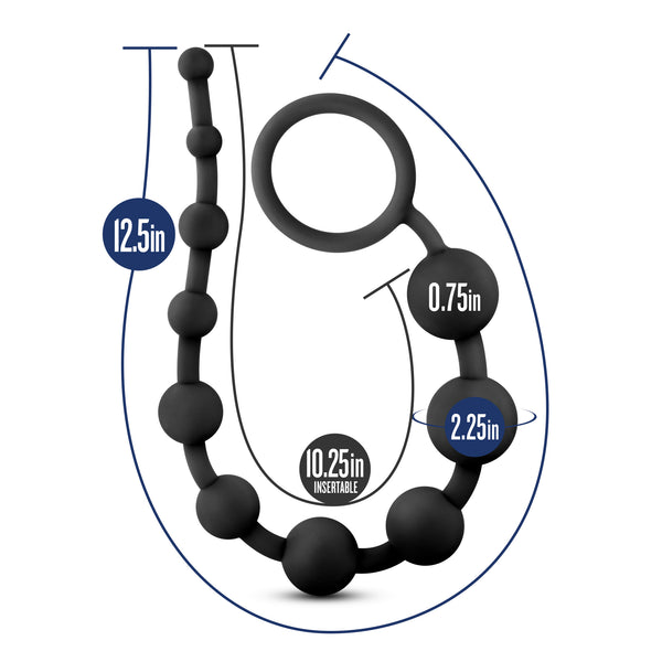 Performance - Silicone 10 Beads - Black