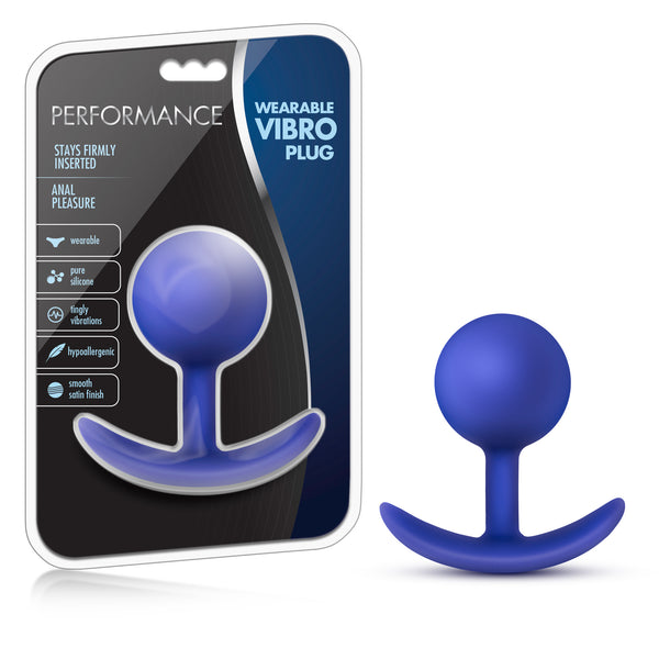 Performance Wearable Vibro Plug - Indigo