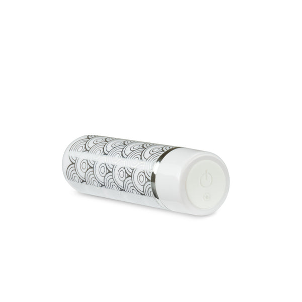 The Collection - Glitzy Halo - Rechargeable Bullet - Silver