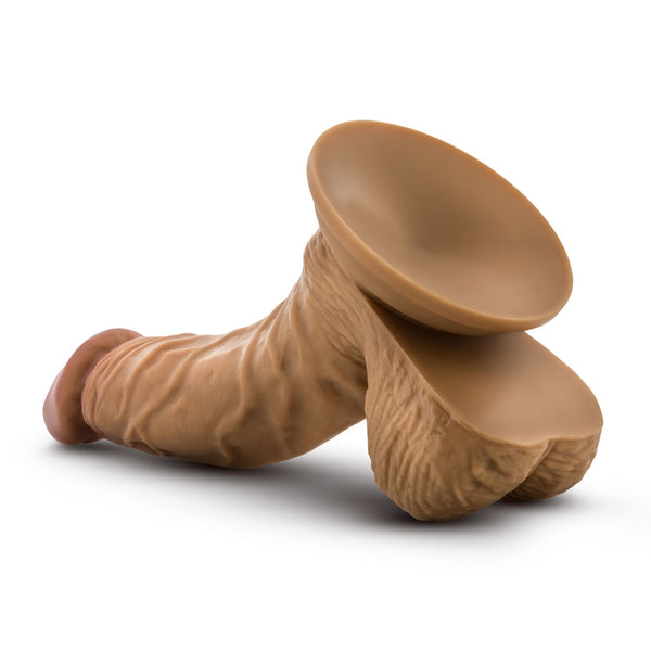 Silicone Willy's 6.5 Inch Dildo With Balls - Mocha