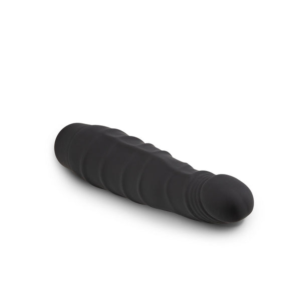 Silicone Willy's - Slim - 6.5 Inch Vibrating Dildo - Black