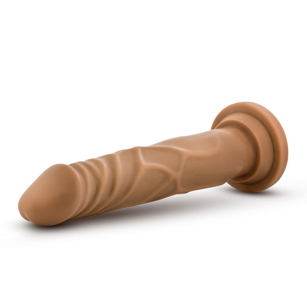 Silicone Willy's - 7.5 Inch Silicone Dildo - Mocha