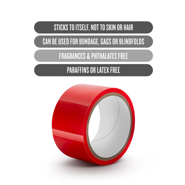 Temptasia - Bondage Tape - 60 Feet - Red