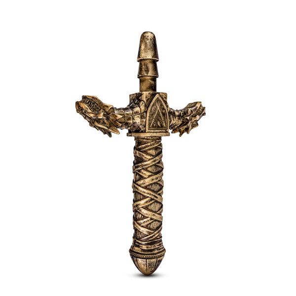 The Realm - Drago - Lock on Dragon Sword Handle - Bronze