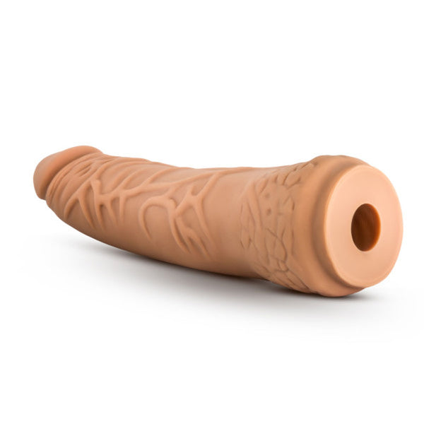 The Realm - Realistic 7.5 Inch Lock on Dildo -  Mocha