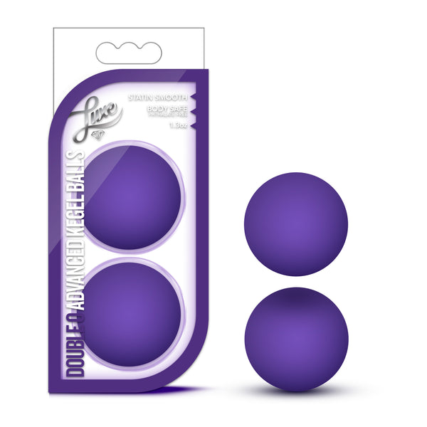 Luxe Double O Advanced Kegel Balls - Purple
