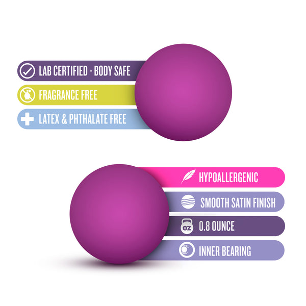Luxe Double O Beginner Kegel Balls - Pink