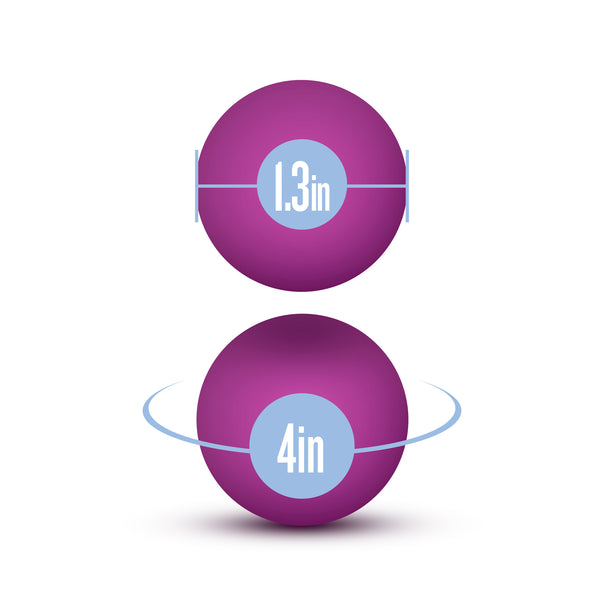 Luxe Double O Beginner Kegel Balls - Pink
