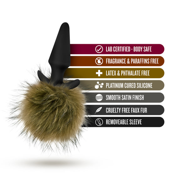 Pom Plugs Fur Pom Pom - Brown
