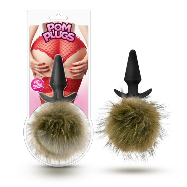 Pom Plugs Fur Pom Pom - Brown