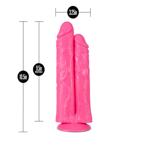 Big as Fuk - 10 Inch Double Cock - Pink